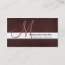 Suche nach veloursleder visitenkarten Monogramm