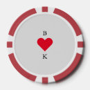 Suche nach rotes herz poker chips Modern