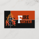 Suche nach feuerwehrmann visitenkarten Flammen