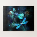 Suche nach libellen puzzle Blau