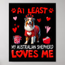 Suche nach australian shepherd poster Herz