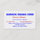 Suche nach obama visitenkarten Wahl