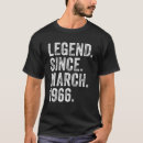 Suche nach legende seit 1966 tshirts Geboren