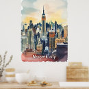 Suche nach vintage new york city poster Skyline