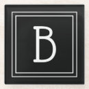 Suche nach schwarzes muster untersetzer Monogramm