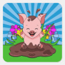 Suche nach schlamm aufkleber Schwein