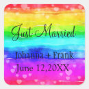 Suche nach just married aufkleber Bunt