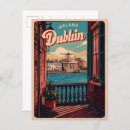 Suche nach vintage karte von dublin postkarten Beliebtes stadtzentrum