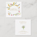 Suche nach wildblumen visitenkarten Make up künstler
