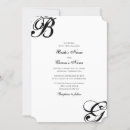 Suche nach schwarzweiss hochzeits einladungen Einfach