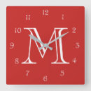 Suche nach numbers wanduhren Red
