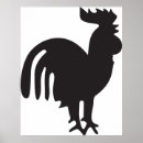 Suche nach hahn silhouette poster Geflügel