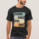 Suche nach legende seit 1982 tshirts Alt