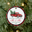 Suche nach vintager lkw ornamente Our first christmas