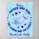 Suche nach vater und sohn poster Personalisiert