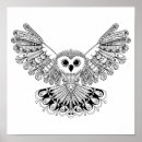 Suche nach eule poster Doodle