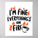 Suche nach in flammen poster Lustig
