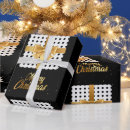 Suche nach schwarzes band geschenkpapier Schwarz weiß