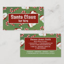 Suche nach santa visitenkarten Weihnachten