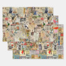 Suche nach vintage collage geschenkpapier Packpapier