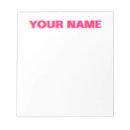 Suche nach mein name notizblock Pink