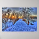 Suche nach winterszenen poster Sonnenuntergang