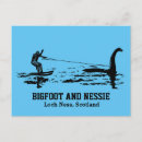 Suche nach nessie postkarten Bigfoot