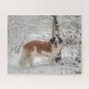 Suche nach hund im schnee puzzle Winter
