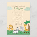Suche nach safari babyparty einladungen Dschungel