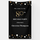 Suche nach 80 geburtstag banner Geburtstagsbanner