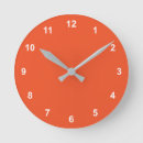 Suche nach orange farbe wanduhren Minimal