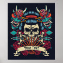 Suche nach skull tattoo poster Tätowieren