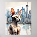 Suche nach sphynx cat poster Katze