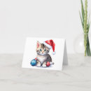 Suche nach weihnachtskatze karten Katzen