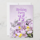 Suche nach 75 jahre alt einladungen Blume
