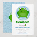Suche nach blauer frosch einladungen Für kinder