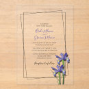 Suche nach lila iris einladungen Blumenhochzeit