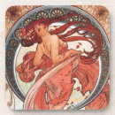 Suche nach alphonse mucha untersetzer Jugendstil