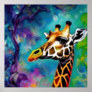 Suche nach lila giraffe poster Grün