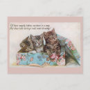 Suche nach viktorianische katzen postkarten Vintag
