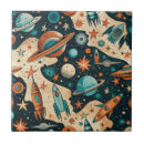 Suche nach rakete fliesen Galaxie