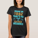 Suche nach 40 jahre alt tshirts 1982