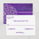 Suche nach mandala hochzeit rsvp karten Lila