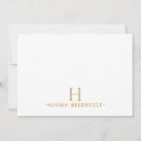 Suche nach goldmonogramm kleine grußkarten Modern