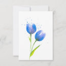 Suche nach tulpe kleine grußkarten Blau