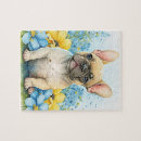 Suche nach french bulldog puzzle Blume