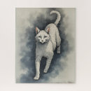 Suche nach weiße katze puzzle Katzenporträt