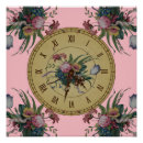 Suche nach antike uhr poster Vintage blumen