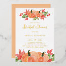 Suche nach fall bridal shower einladungen Aquarell