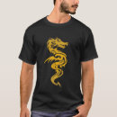 Suche nach goldener drache tshirts Vintag